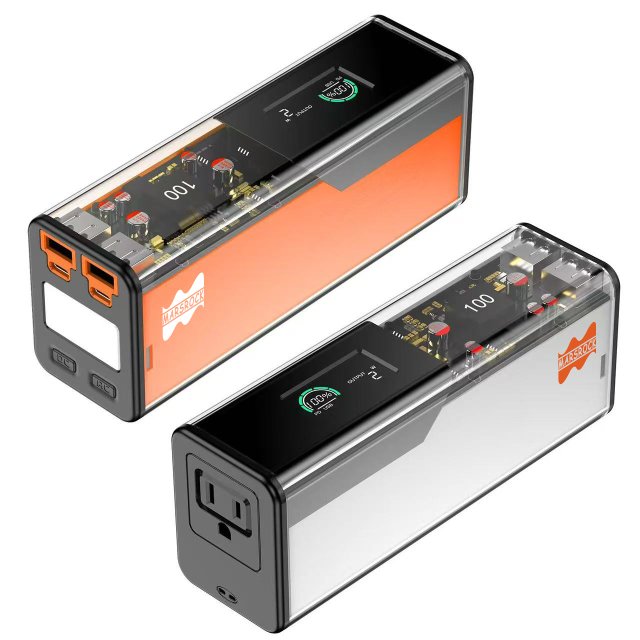Mars Rock MarsRock  100W Portable Power Station Pure Sine Wave AC Outlet 27000mAh Power Bank with LCD Display for Home Use Outdoor Camping