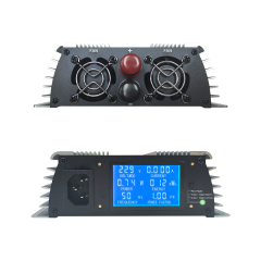 Mars Rock Mars Rock 1400W MPPT Solar Grid Tie Micro Inverter With Display Screen 18V/36V DC to 120V/230V AC MPPT Pure Sine Wave Converter Solar Panel PV Power System Island Distinguished