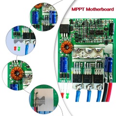 Mars Rock Mars Rock 0~800W 30A Mini Wind Charge Discharge MPPT Controller IP68 Waterproof Regular Auto Match Wind Output DC AC 12/24v Voltage Wind Power System Lithium Lead-Acid Gel Battery