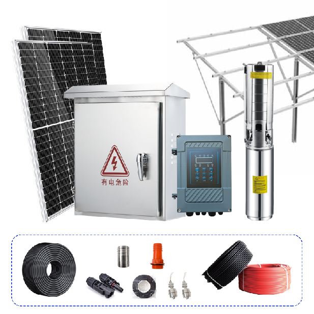 Mars Rock Mars Rock 5500W DC530V AC380V Rated Flow 10m3/h Outlet 2" Inch AC/DC Dual-use Water Pump Impeller Pump With External Controller