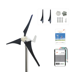 Mars Rock Mars Rock 400W 12V 24V 3 Blades Small Home Wind Turbine Generator MPPT Controller LED Charging Indicator Wind Power Windmill