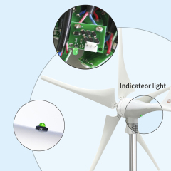 Mars Rock Mars Rock 400W 12V 24V 3 Blades Small Home Wind Turbine Generator MPPT Controller LED Charging Indicator Wind Power Windmill