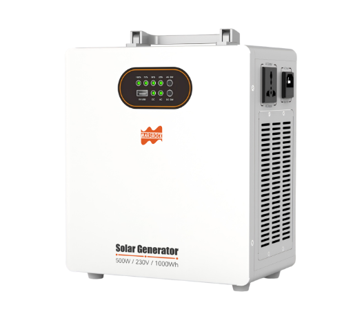 Mars Rock Portable Solar Generator MS 500W 1004Wh Green Portable Power Station with Lithium Battery