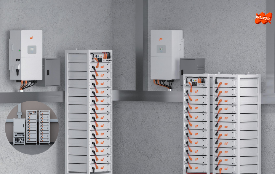 Mars Rock 50kW 60kW 80kW 100kW Three Phase Hybrid Inverter   With  Battery Compatibility, Parallel Support for 10 Units