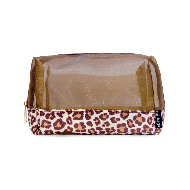 55061-LPD Leopard Print Cosmetic Bag