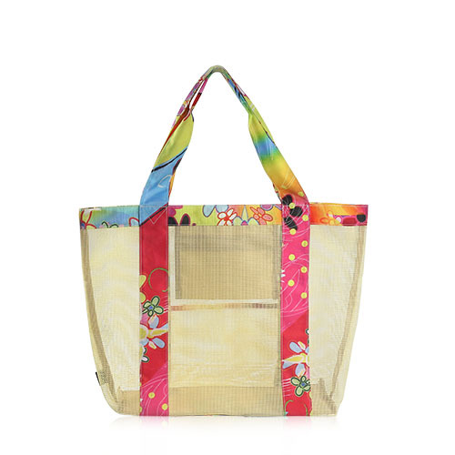 95008-YL Transparent Mesh Tote Bag