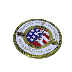 Custom Challenge Coin with Soft Enamel