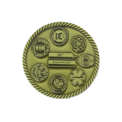 Custom Challenge Coin with Soft Enamel