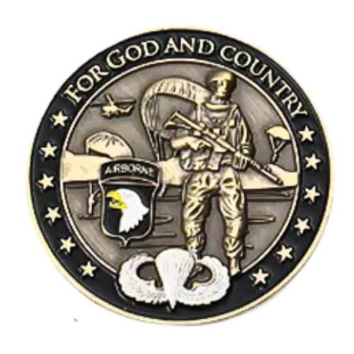 Custom Challenge Coin with Soft Enamel