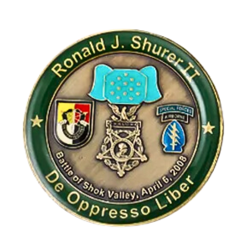 Custom Challenge Coin with Soft Enamel