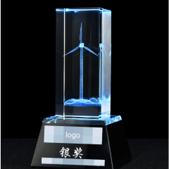 Bespoke Crystal Trophy