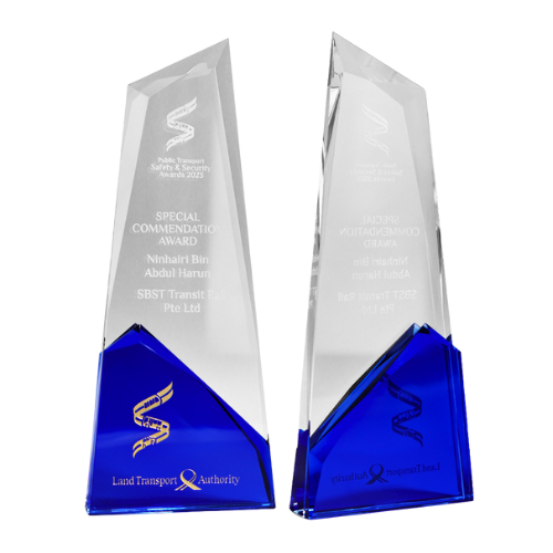 Bespoke Crystal Trophy