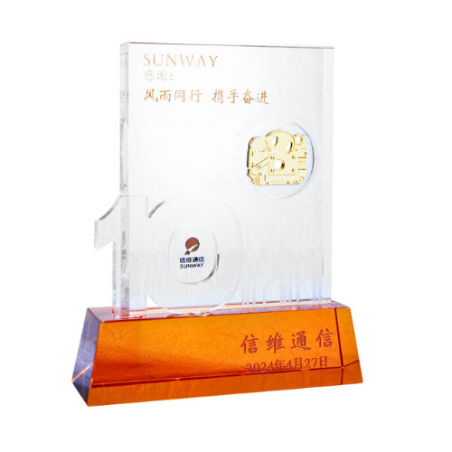 Bespoke Crystal Trophy