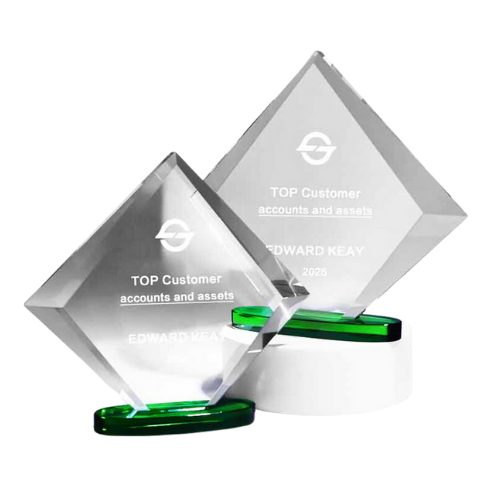 Bespoke Crystal Trophy