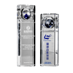 Bespoke Crystal Trophy