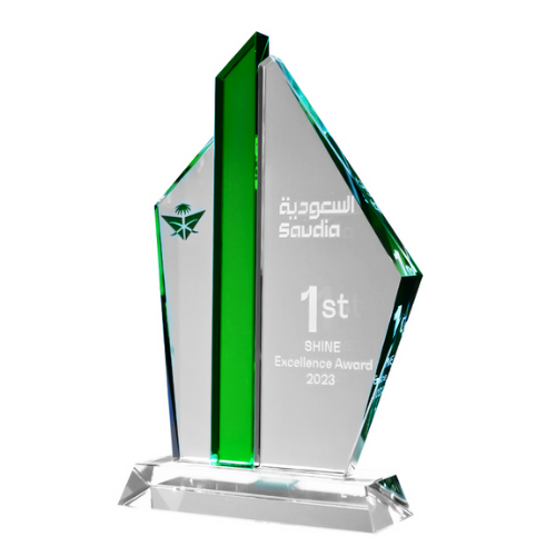 Bespoke Crystal Trophy