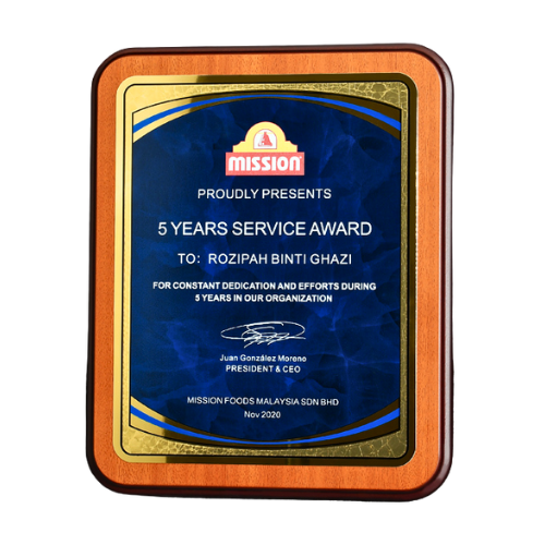 Bespoke Plaque