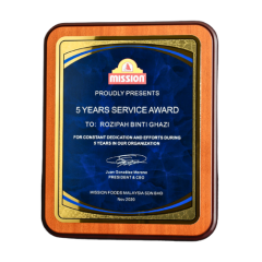 Bespoke Plaque