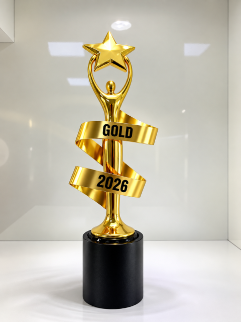 Bespoke resin trophy
