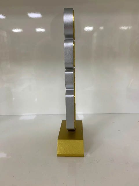 Bespoke metal trophy