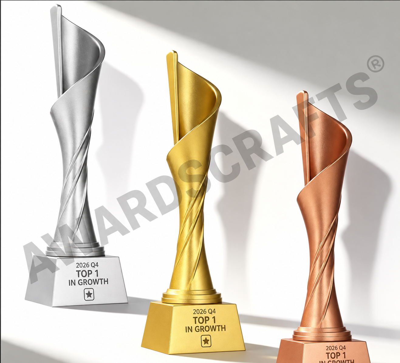 Bespoke resin trophy