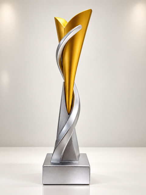 Bespoke resin trophy