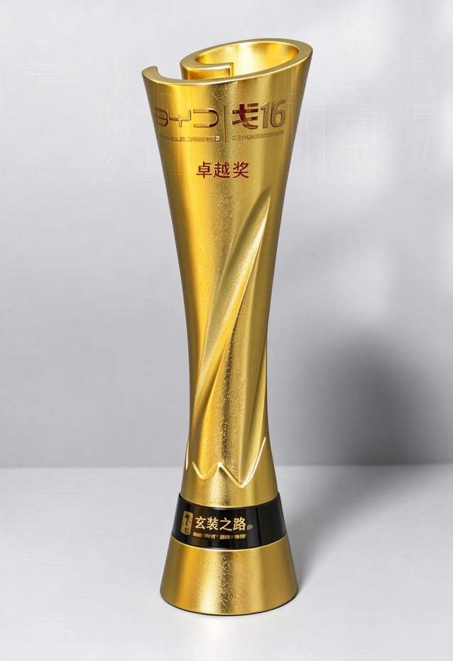 Bespoke metal trophy