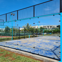 Luxury Panoramic Paddle Tennis Court Padel Manufacturer Professional Large Frame Cancha De Padel