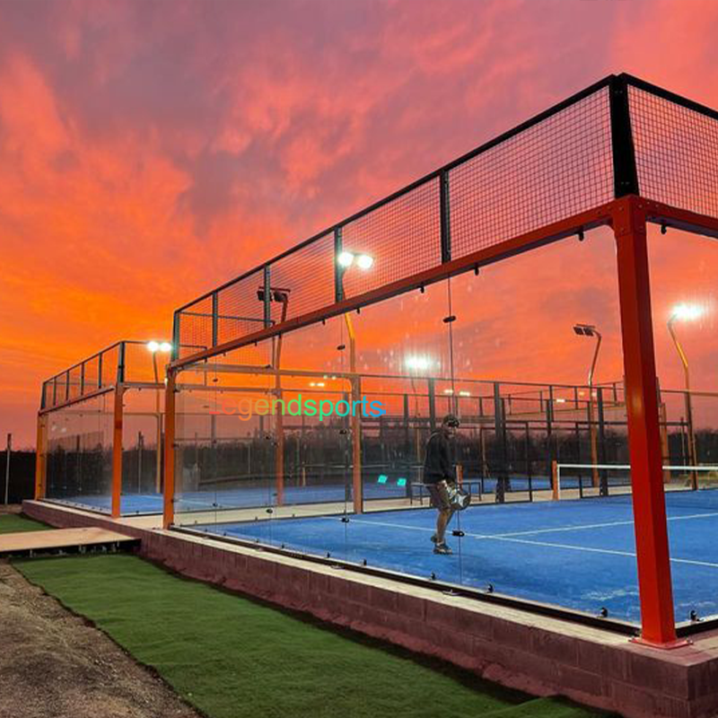 10*20m Portable Padel Court Price Safety Outdoor Indoor Paddle Tennis Court For Sale