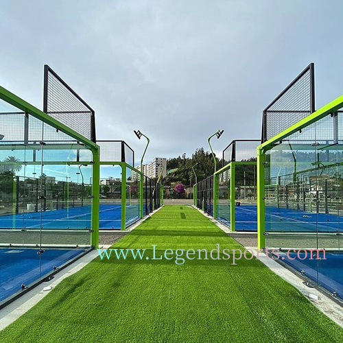 Legendsports Luxury Design 10*20 Panoramic Padel Court Price For Paddle Tennis Training Hot Selling In Qatar