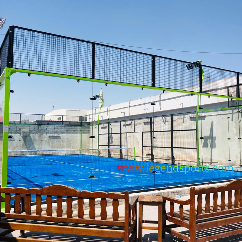 Factory Price Large Frame Outdoor Paddle Court Supplier Construction Terrain De Padel