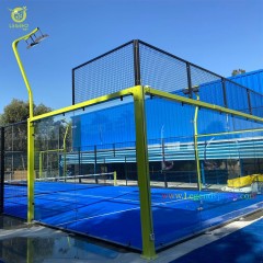 2024 Standard WPT Padel Outdoor Super Panoramic Paddle Tennis Court Supplier Pistas De Padel