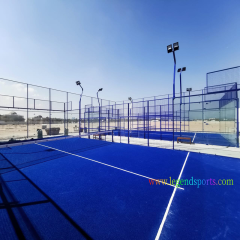 Hot Sale WPT Paddle Tennis Competition Indoor Super Panoramic Padel Court Supplier