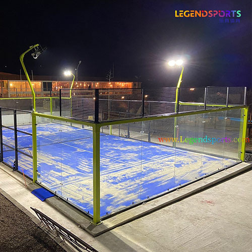 Hot Selling Discount Panoramic Abs Frame 20m*10m Outdoor Cancha De Padel Court