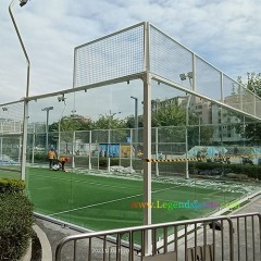 Quality Guaranteed Padel Court Manufacturer Outdoor Indoor Panoramic Portable Paddle Tennis Court For Sale