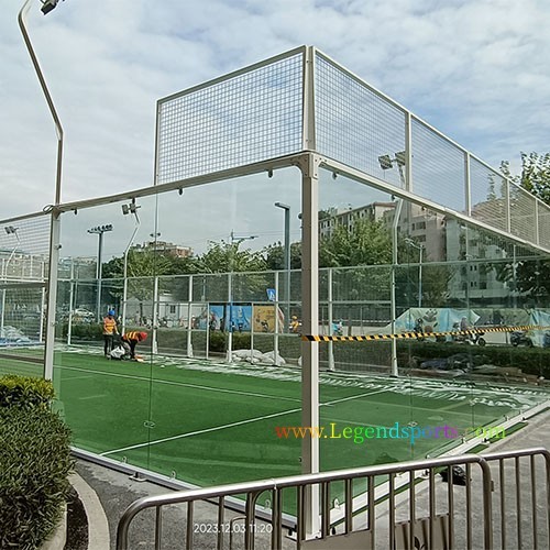 Quality Guaranteed Padel Court Manufacturer Outdoor Indoor Panoramic Portable Paddle Tennis Court For Sale