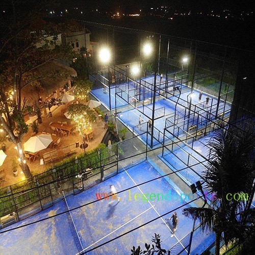 Professional Padel Manufacturer Customized Durable Hard Gusset Outdoor Indoor Paddle Tennis Court Cost