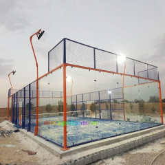 Quality Guaranteed Padel Court Manufacturer Outdoor Indoor Panoramic Portable Paddle Tennis Court For Sale