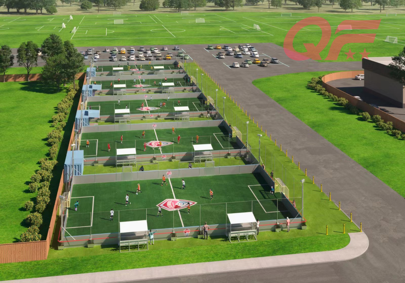 Hot selling professional football field
