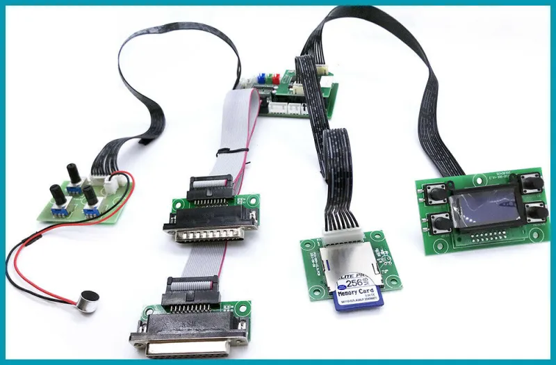 DMX to ILDA Board with Re-write SD Card /ILDA DMX Player Program Write Board
