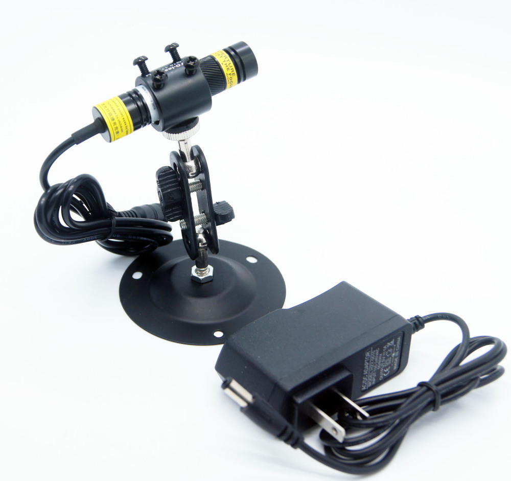 Techhood 5mW Red (660nm) Word-Line Laser Module with Adjustable Locking Focus