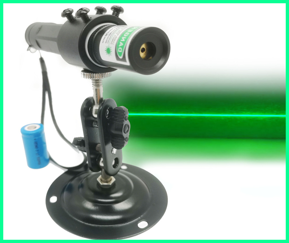 Techhood 22*122 100mW Green ( 520nm) Word-Line Laser Module/3.7V