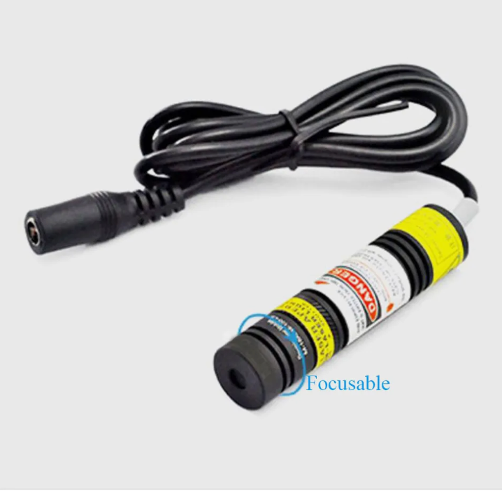Techhood 16*68 300mW Red (660nm) Cross-Line Generator Laser Module with Adjustable Locking Focus
