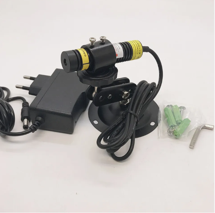 Techhood 16*68 300mW Red (660nm) Cross-Line Generator Laser Module with Adjustable Locking Focus