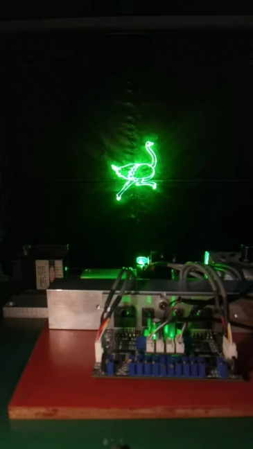 20Kpps Middle Speed Galvo Scanner With ILDA and Color screen for Laser Show Lighting/RGB Laser System Scanner