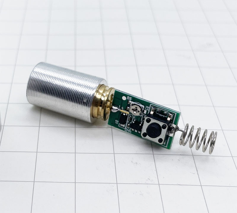 Techhood 13*30 5-10mW Yellow Green (561nm) Dot Laser Module/3V-3.7V