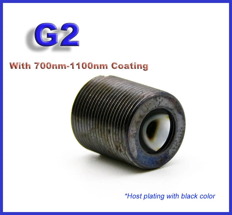 High Efficiency Mounted Collimating Glass Lens for 700nm-1100nm Lasers (G2)