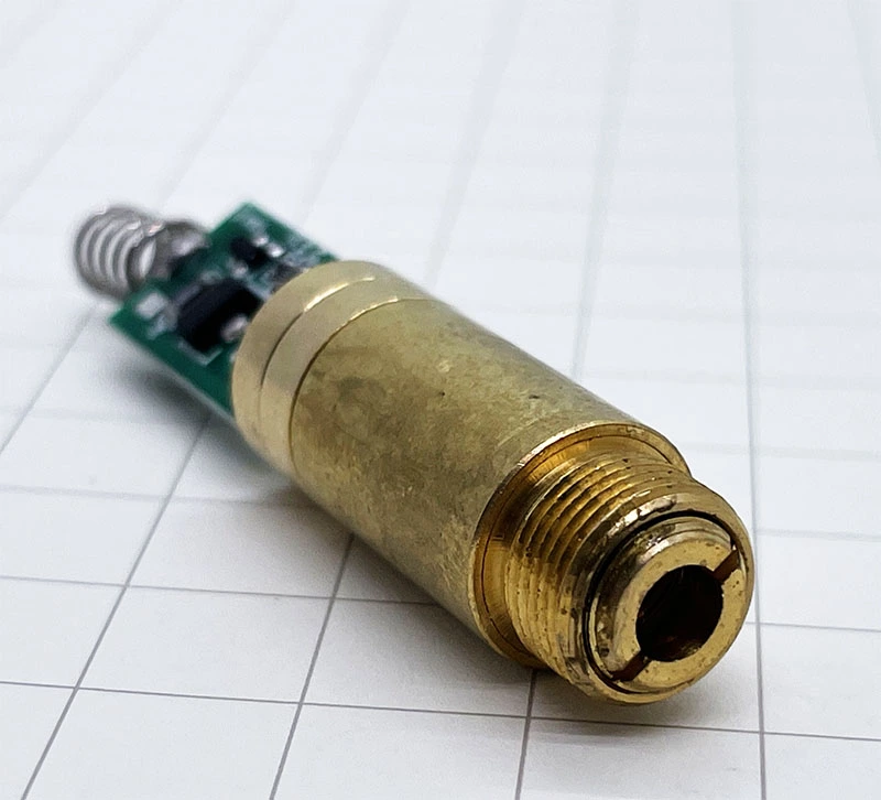 Techhood 12*35 5-10mW Yellow (591nm) Dot Laser Module/3V-3.7V