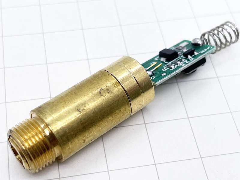 Techhood 12*35 5-10mW Yellow (591nm) Dot Laser Module/3V-3.7V