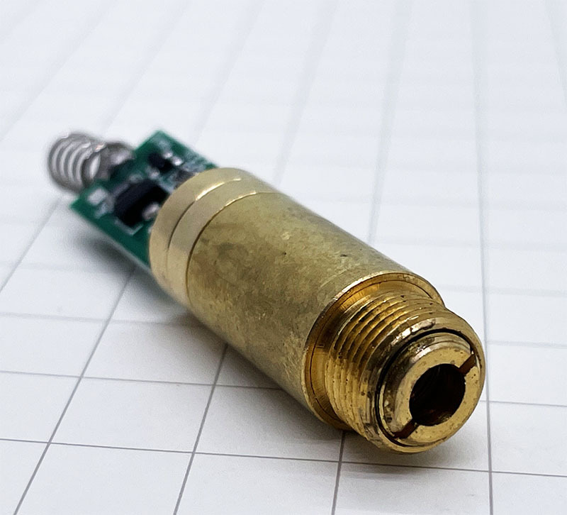 Techhood 12*35 5-10mW Yellow (591nm) Dot Laser Module/3V-3.7V